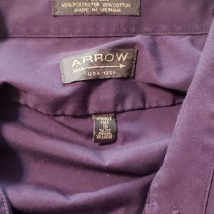 Arrow Poplin size 18 Long Sleeve